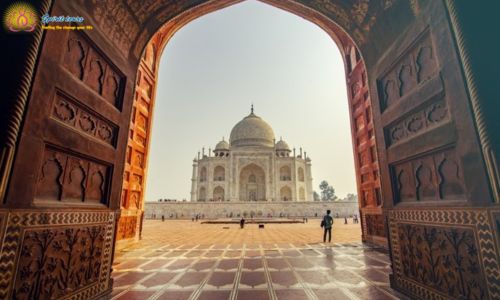 Check-in view đền Taj Mahal