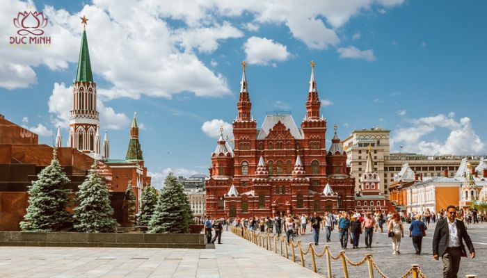 Khám phá quảng trường đỏ tại moscow